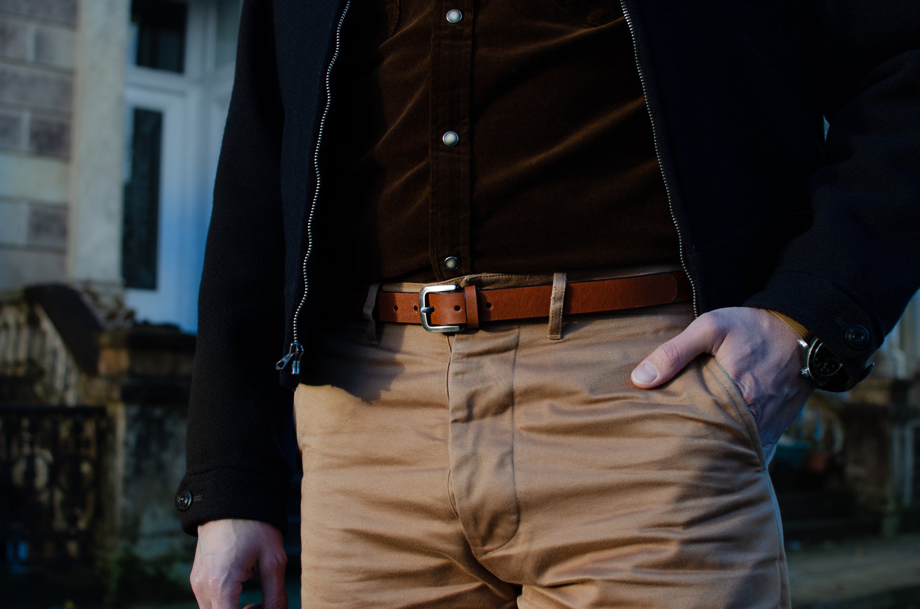 Ceintures fines Homme