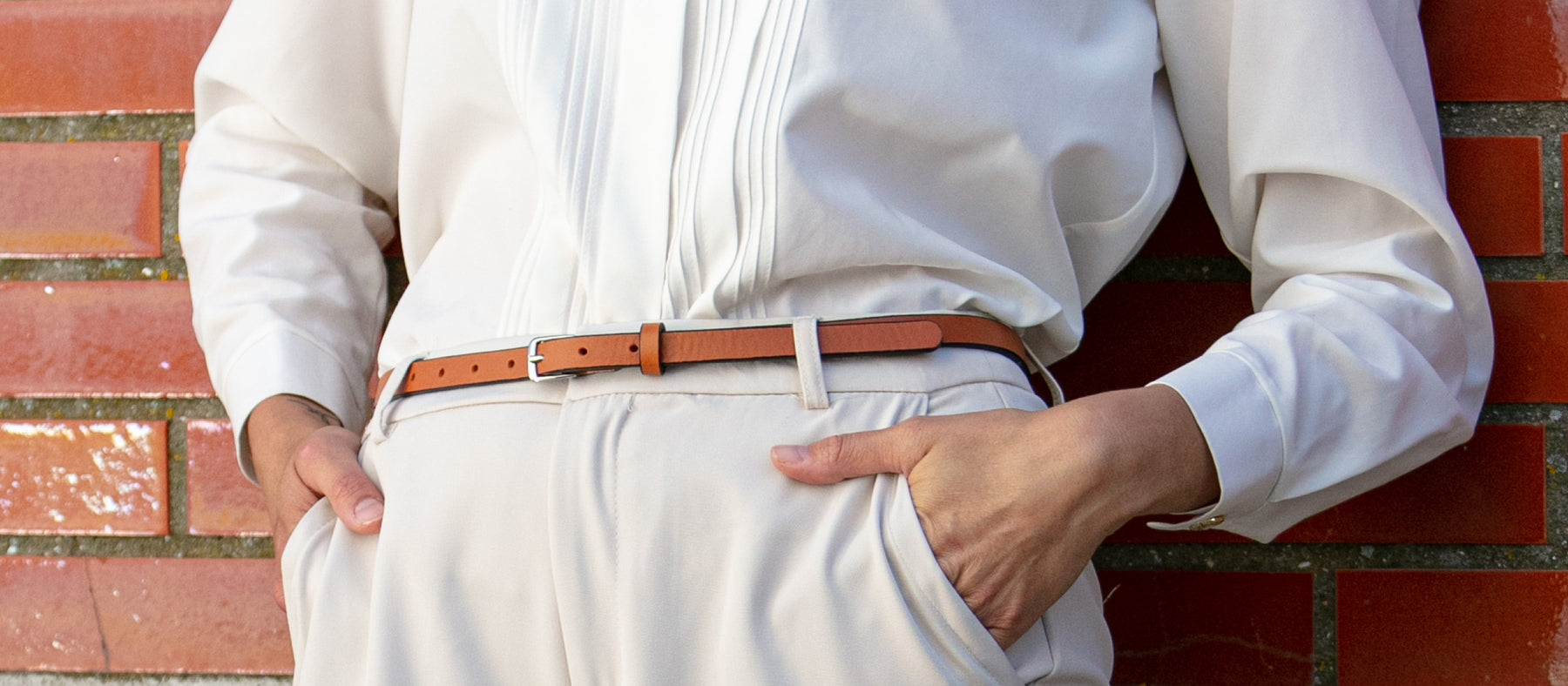 Women's slim belt
