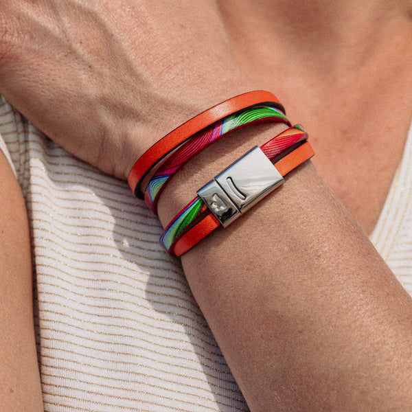 Bracelet Sunset Inox - Rainbow Orange cover image