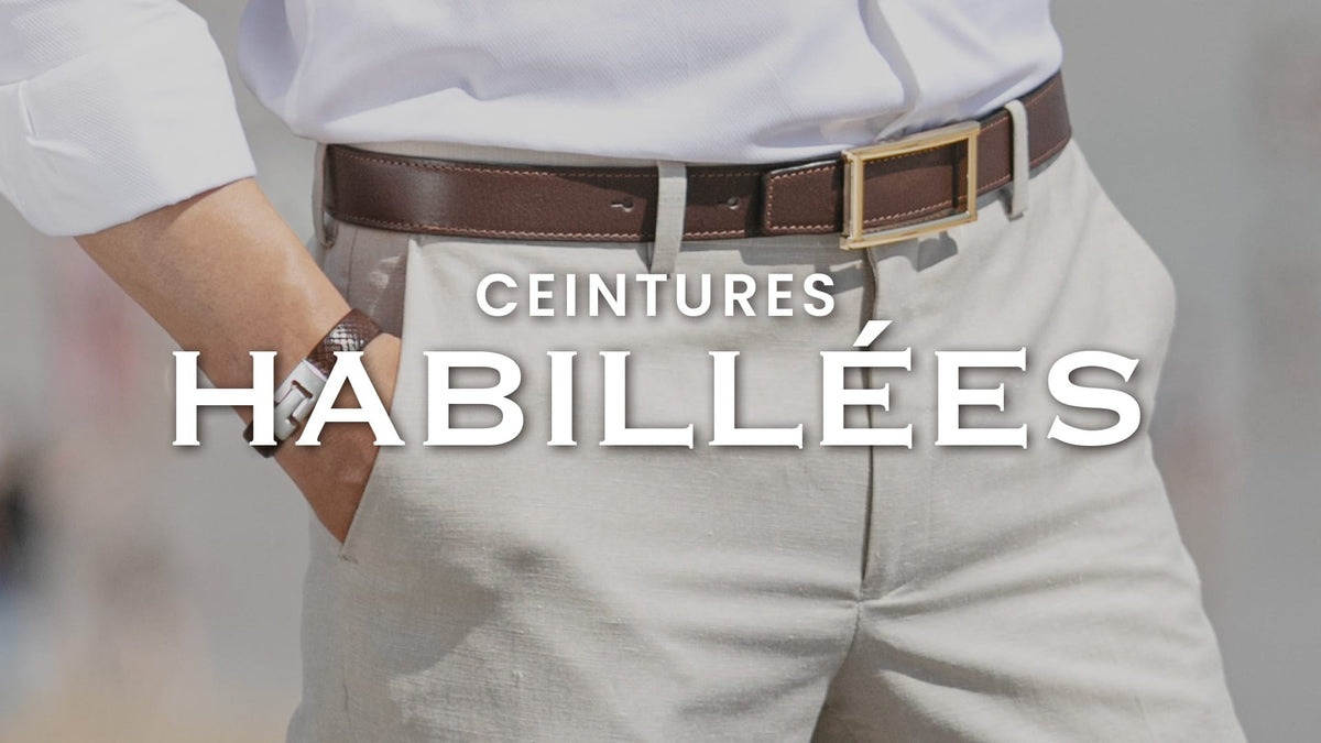 Ceinture En Cuir Kenneth Cole Reaction - Réversible - Occasion Homme