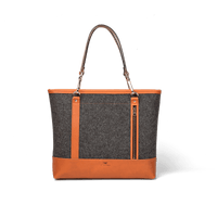 Amandine Tote Bag - Charcoal / Pain Brûlé