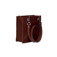 Cube Mini Tote Bag - Acajou